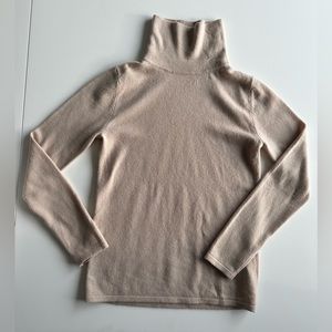 Wool cashmere women turtleneck sweater